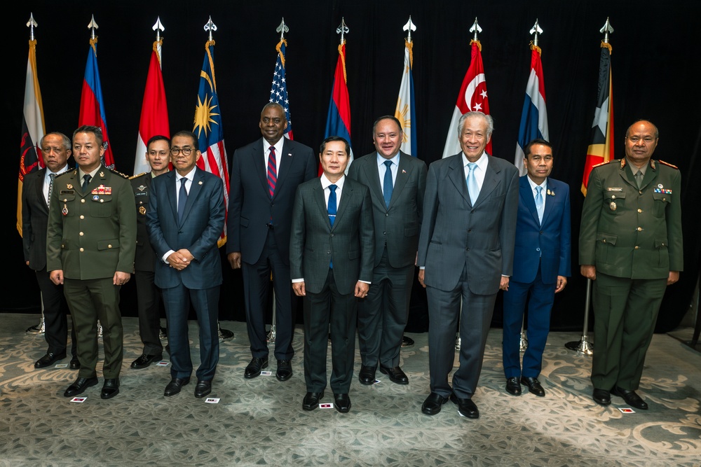 SECDEF Bilateral meetings with ROK, JAPAN, ASEAN and Ukrainian President Zelenskyy in Singapore