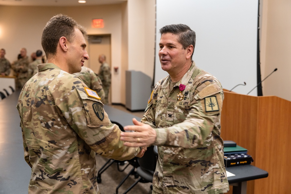 Col. Seth Morgulas Retirement Award Ceremony