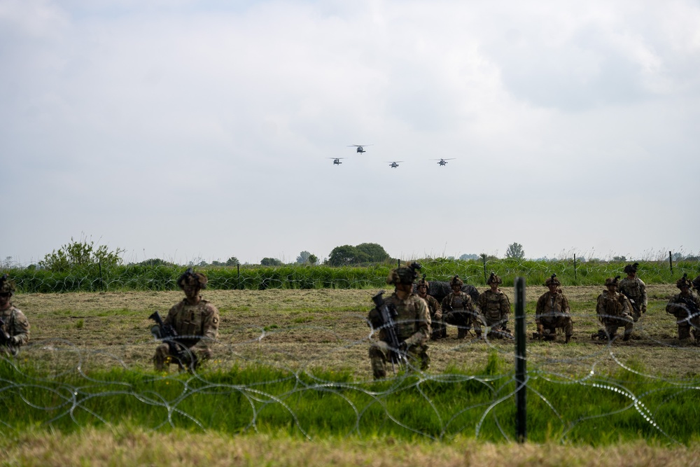 12th CAB participates in Carentan Air Assault Demonstration