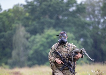 101st reacts to CS gas