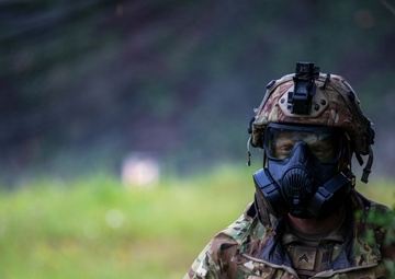 101st reacts to CS gas