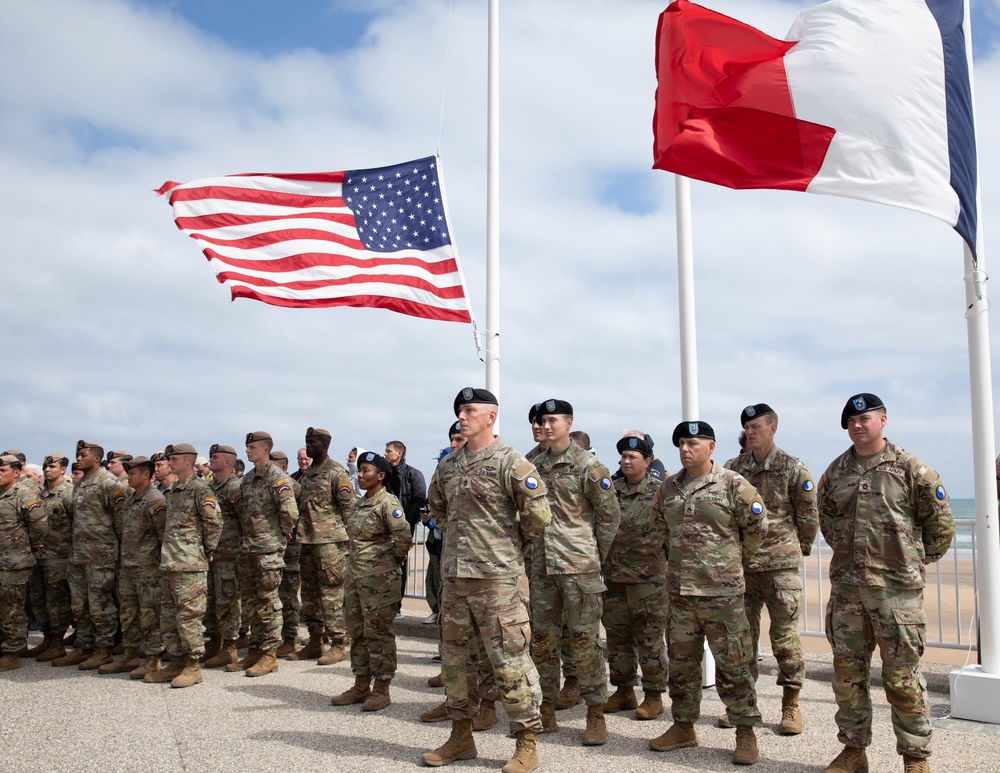 National Guard honored at Remembrance monument in Normandy