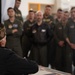 World War 2 veteran Ceo, speaks with Airmen and Soldiers