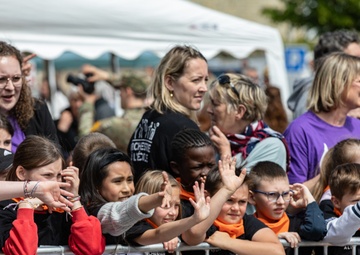 PARIS 2024 OLYMPIC TORCH THROUGH SAINTE MERE EGLISE