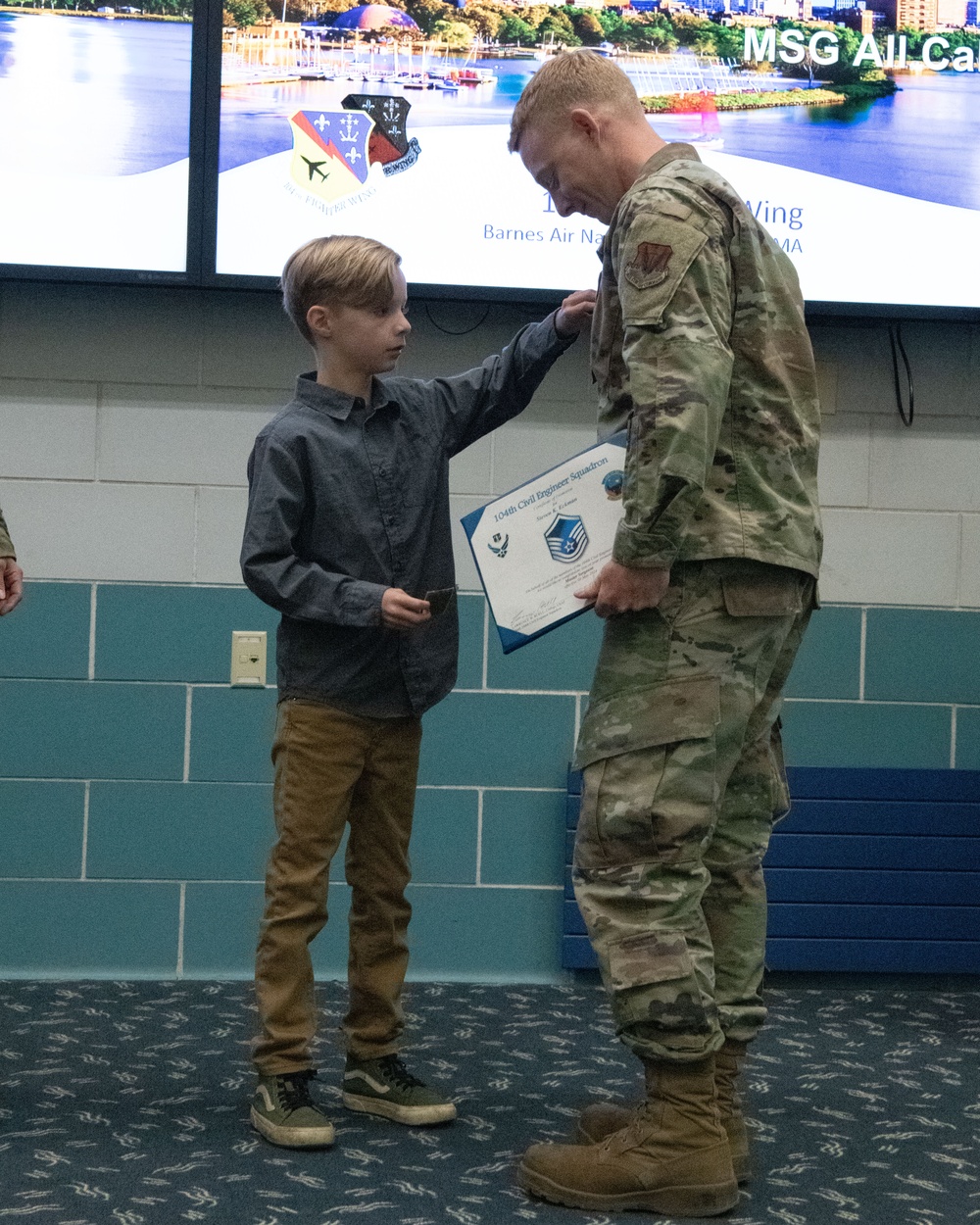 104th Mission Support Group recognizes member achievements