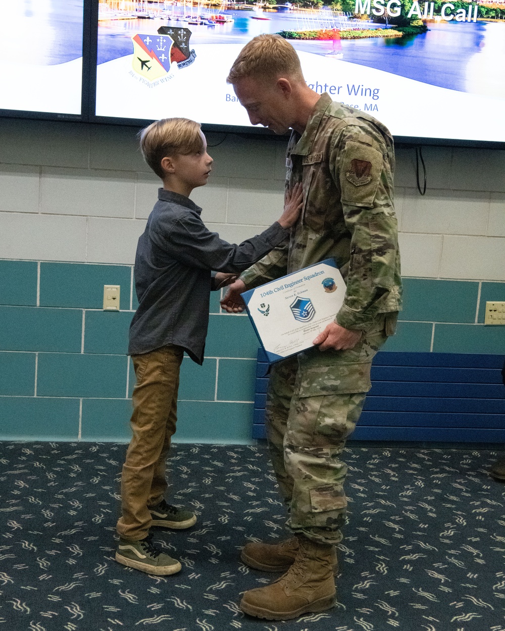104th Mission Support Group recognizes member achievements