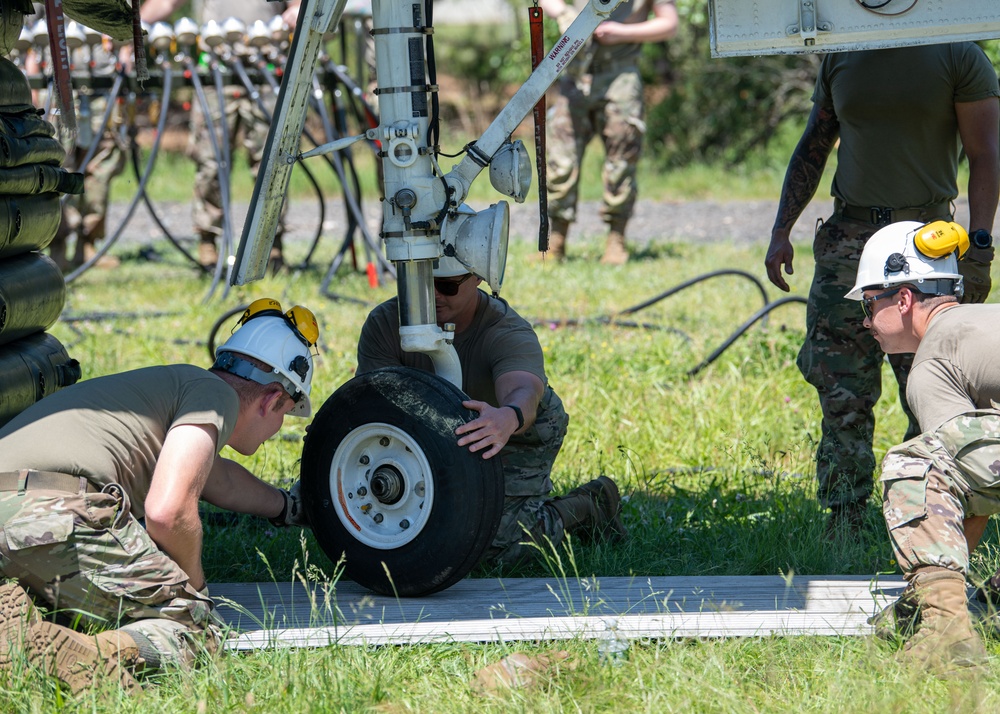 104th Fighter Wing conducts joint crashed, damaged, disabled, aircraft recovery training