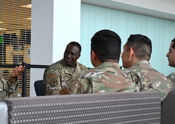 433rd Airlift Wing Chiefs' Group Hosts Speed Mentoring Event for Airmen