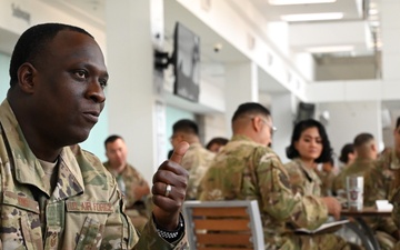 433rd Airlift Wing Chiefs' Group Hosts Speed Mentoring Event for Airmen