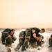 Army Rangers Conduct Physical Training on Omaha Beach