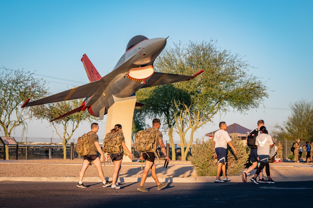 944th Fighter Wing Honors Fallen Comrades with Commemorative Ruck March