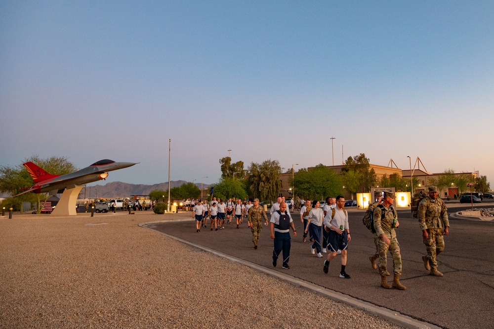 944th Fighter Wing Honors Fallen Comrades with Commemorative Ruck March