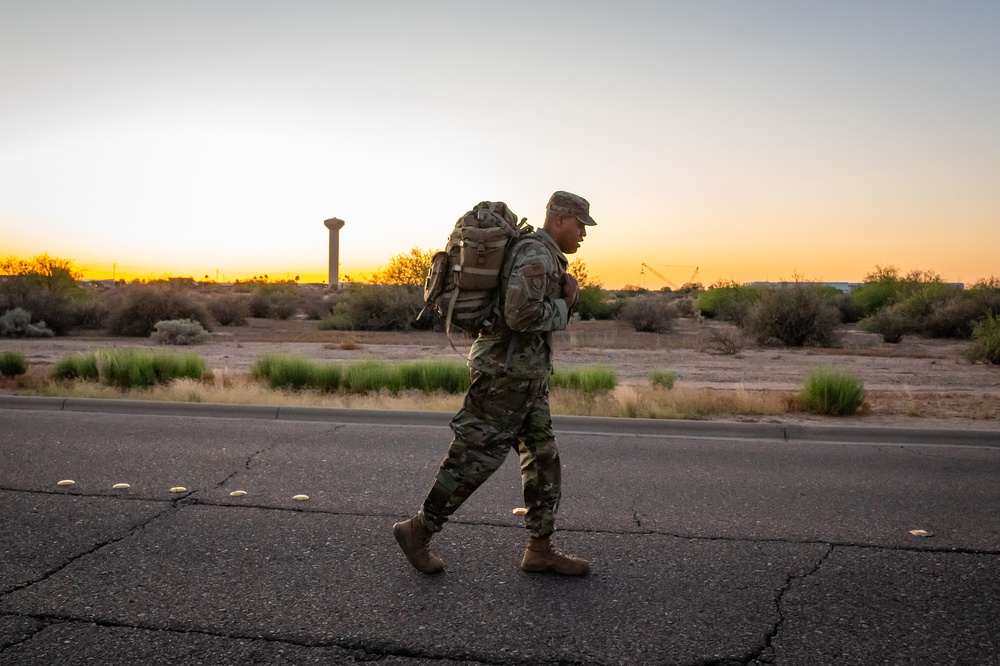 944th Fighter Wing Honors Fallen Comrades with Commemorative Ruck March