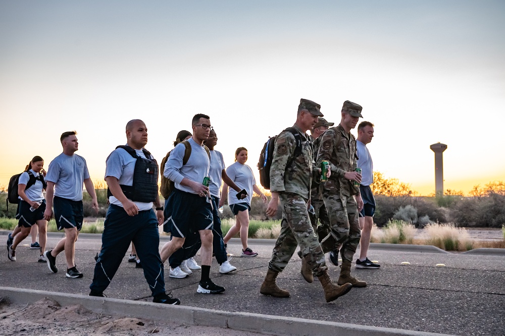 944th Fighter Wing Honors Fallen Comrades with Commemorative Ruck March