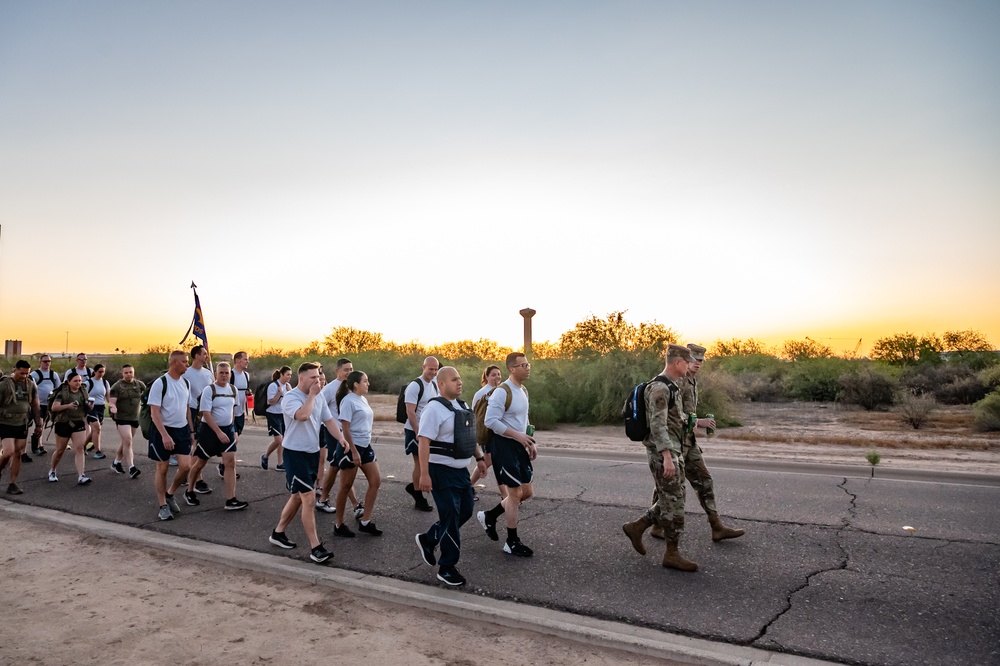 944th Fighter Wing Honors Fallen Comrades with Commemorative Ruck March