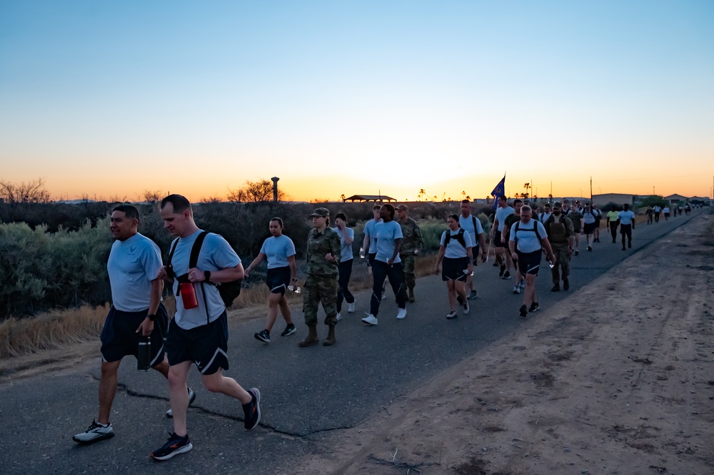 944th Fighter Wing Honors Fallen Comrades with Commemorative Ruck March