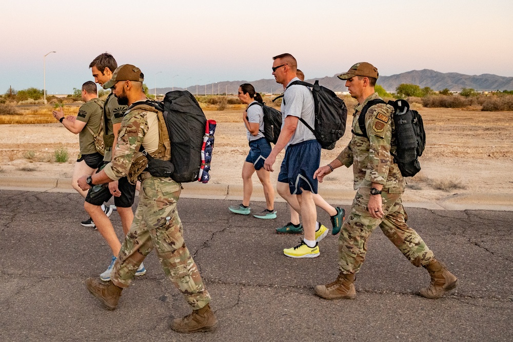 944th Fighter Wing Honors Fallen Comrades with Commemorative Ruck March