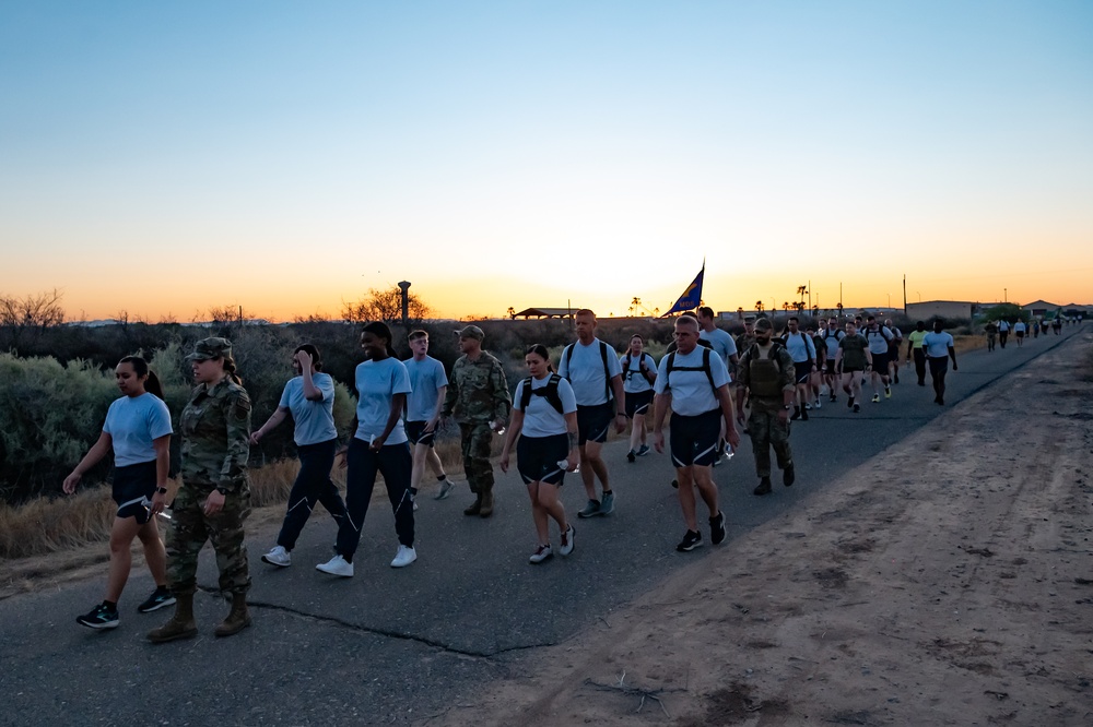 944th Fighter Wing Honors Fallen Comrades with Commemorative Ruck March