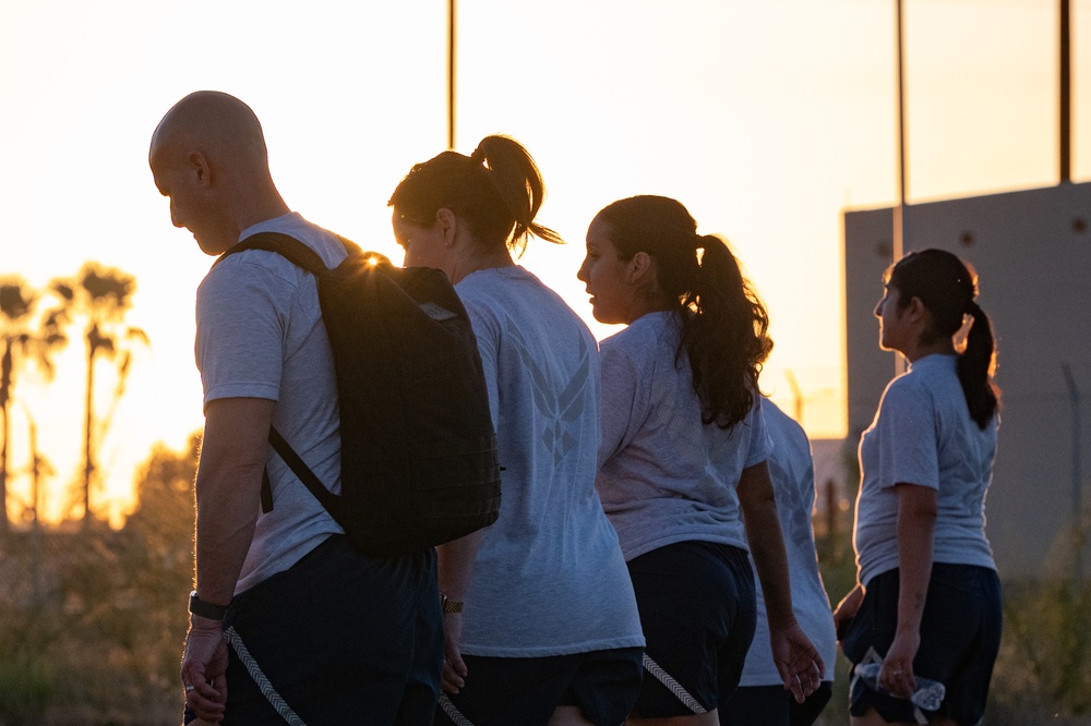 944th Fighter Wing Honors Fallen Comrades with Commemorative Ruck March