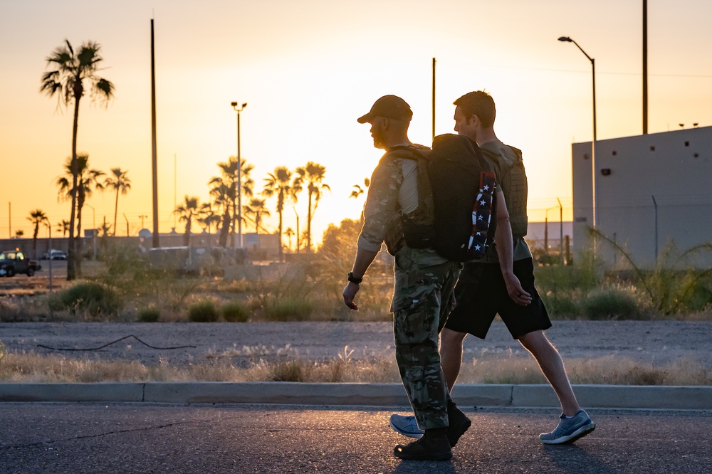 944th Fighter Wing Honors Fallen Comrades with Commemorative Ruck March