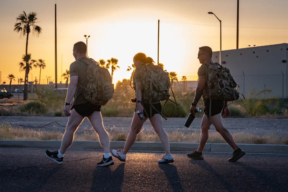 944th Fighter Wing Honors Fallen Comrades with Commemorative Ruck March