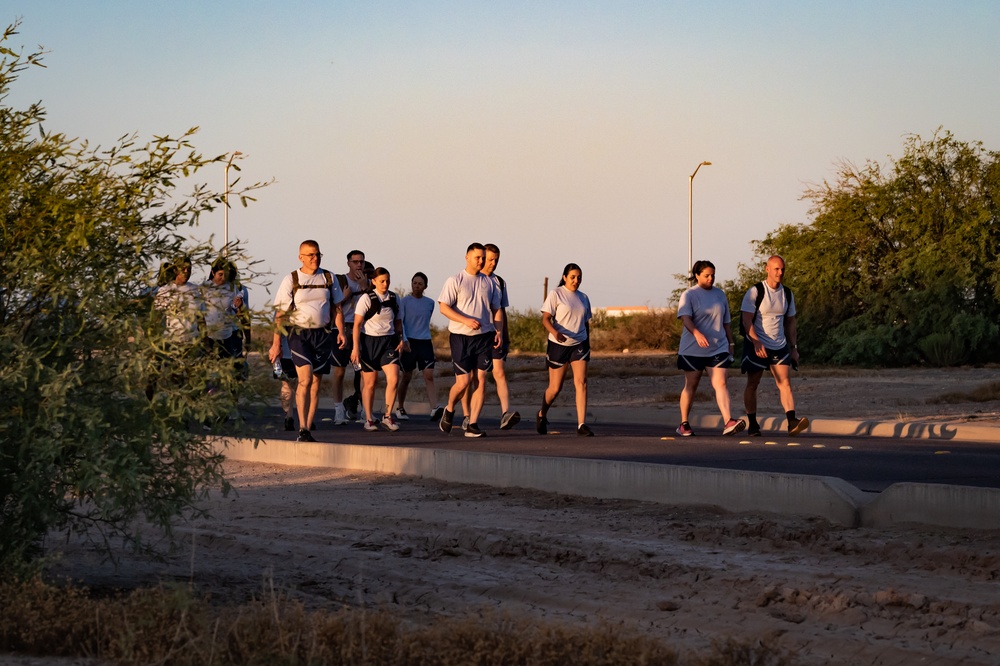 944th Fighter Wing Honors Fallen Comrades with Commemorative Ruck March