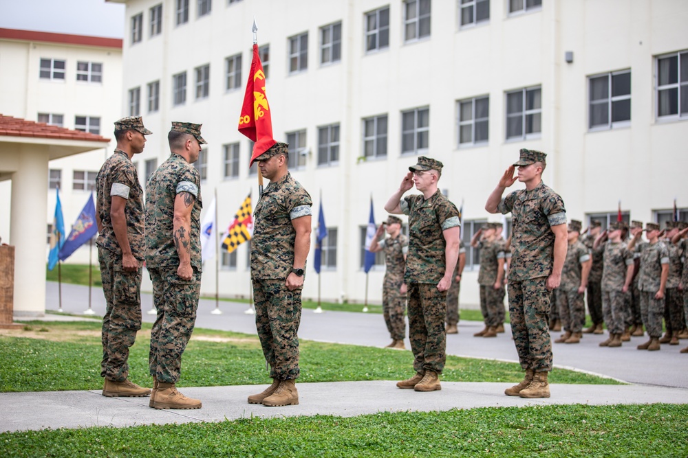 DVIDS - Images - 4th Marine Regiment HQCO Change of Command [Image 1 of 8]