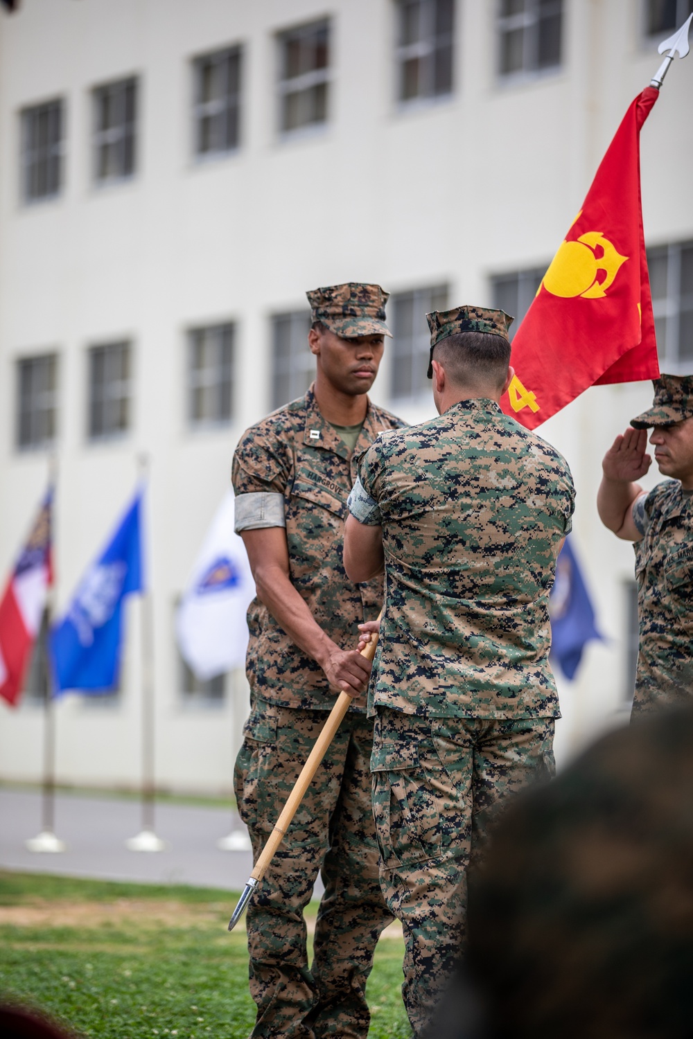 4th Marine Regiment HQCO Change of Command