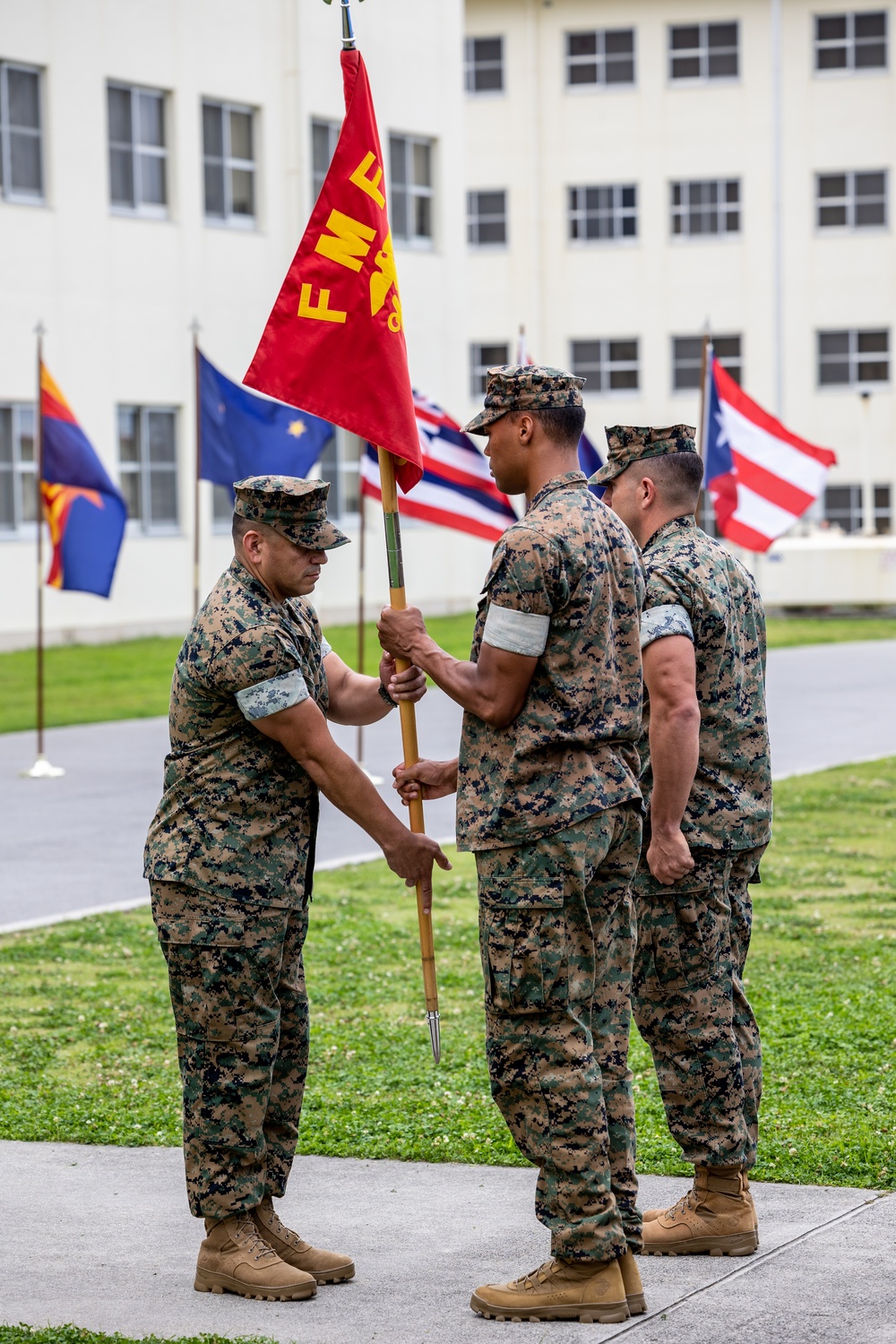 4th Marine Regiment HQCO Change of Command