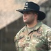 Capt. Jeramie Haney of D Troop, 278th RSS, talks to his formation after obtaining the rank captain
