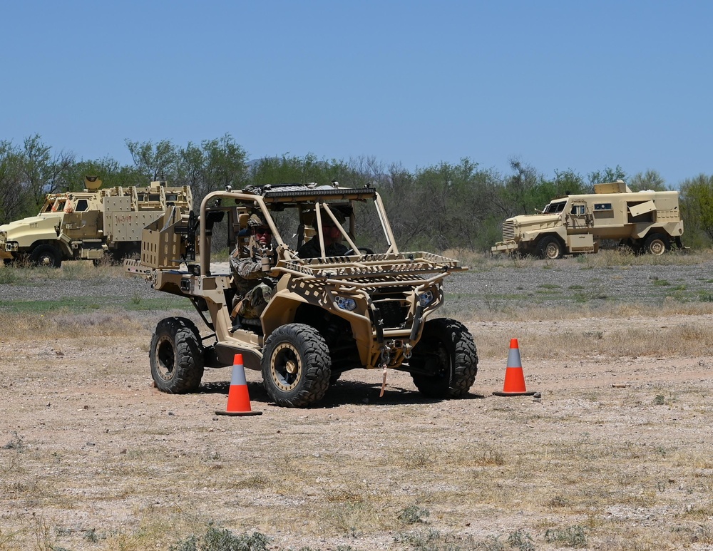 943d Security Forces off-road vehicle training