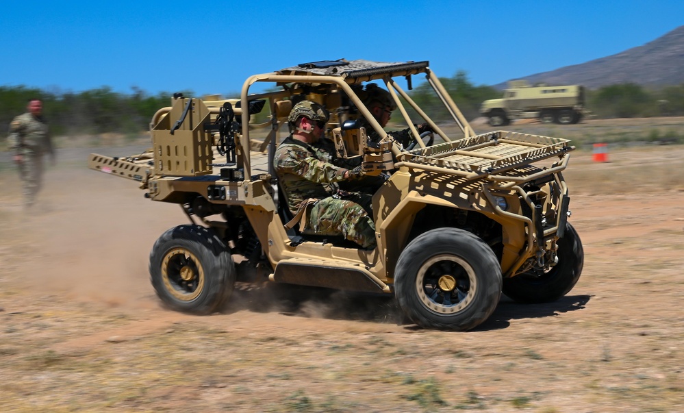 943d Security Forces off-road vehicle training