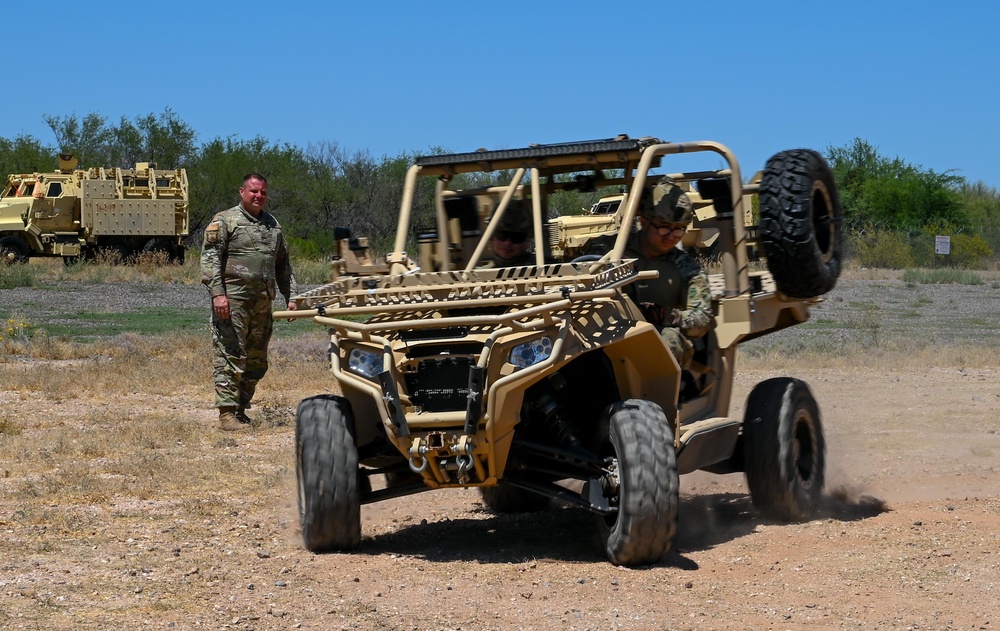 943d Security Forces off-road vehicle training