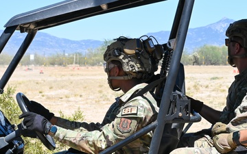 943d Security Forces off-road vehicle training