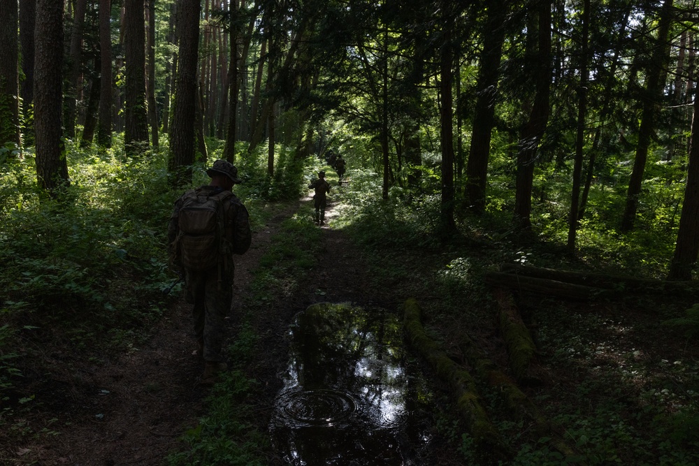 Marines Rehearse Reconnaissance Patrol During ARTP 24.1