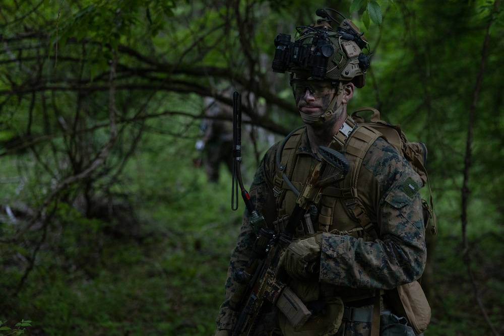 Marines Rehearse Reconnaissance Patrol During ARTP 24.1