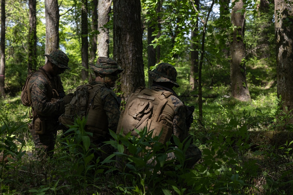 Marines Rehearse Reconnaissance Patrol During ARTP 24.1