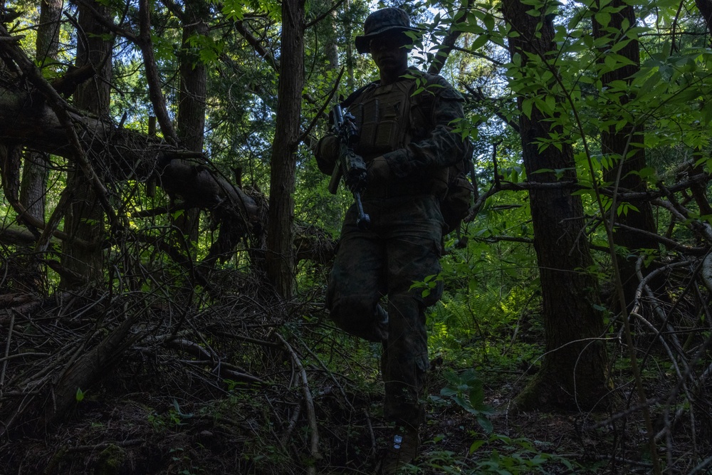 Marines Rehearse Reconnaissance Patrol During ARTP 24.1