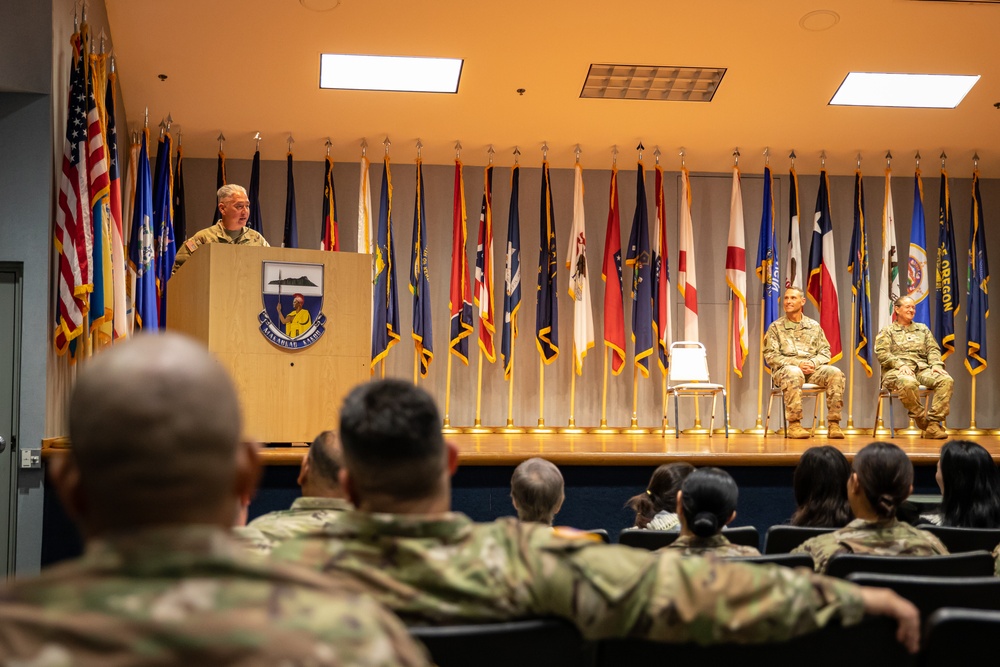 1-298th Regiment Multi-Functional Training Institute conducts a Change of Command Ceremony