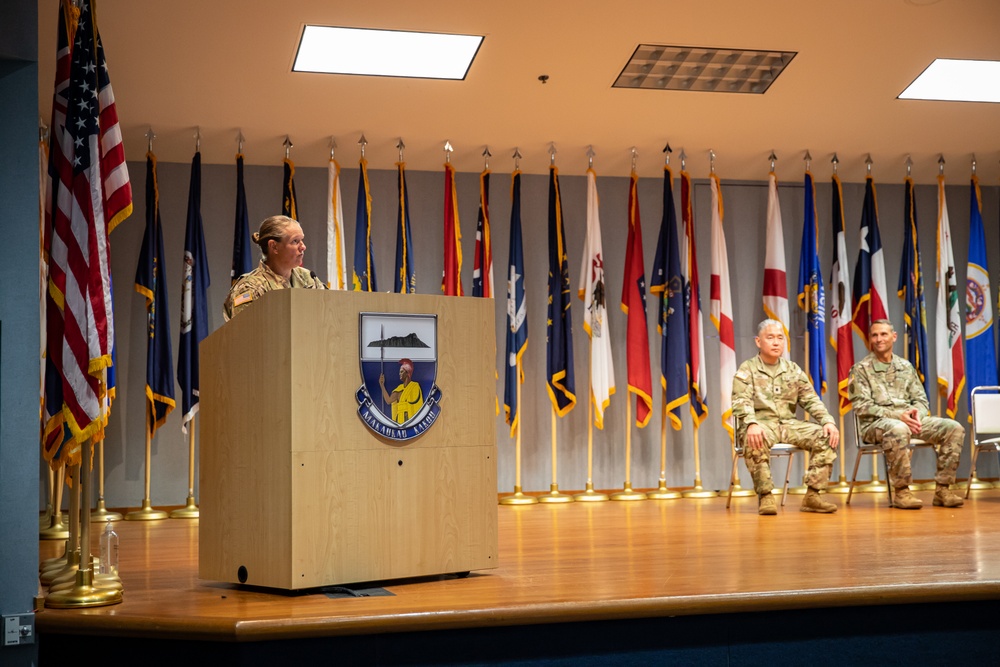 1-298th Regiment Multi-Functional Training Institute conducts a Change of Command Ceremony