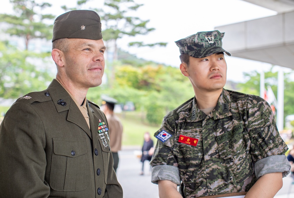 MARFORK Marines attend ROK Marine Corps graduation ceremony