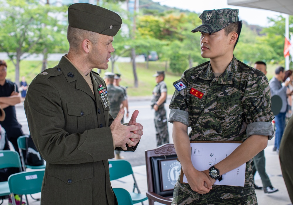 MARFORK Marines attend ROK Marine Corps graduation ceremony