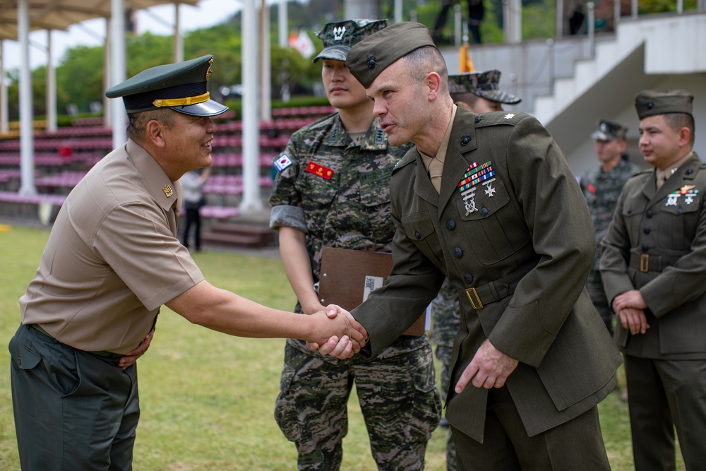 MARFORK Marines attend ROK Marine Corps graduation ceremony