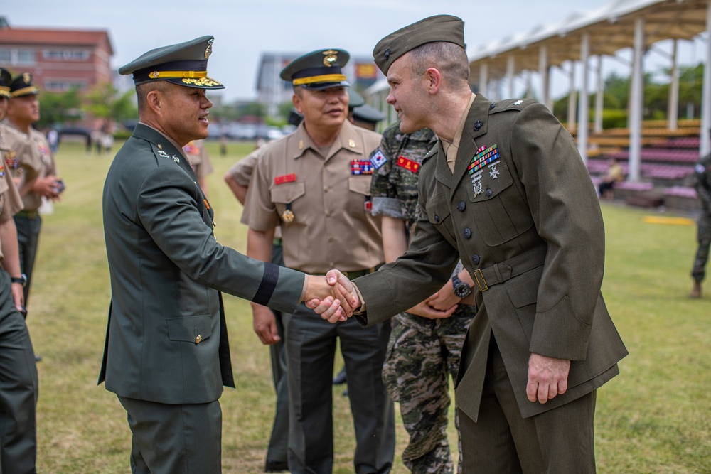 MARFORK Marines attend ROK Marine Corps graduation ceremony