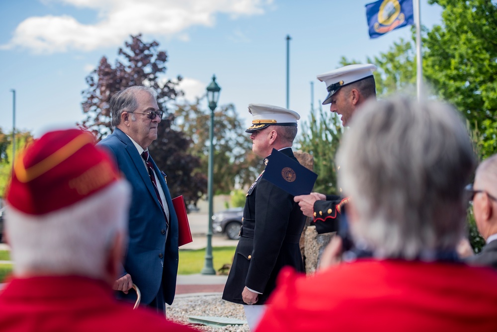 U.S. Marine Corps Veteran receives the Silver Star