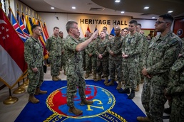 CDRUSINDOPACOM meets with U.S. service members while in Singapore