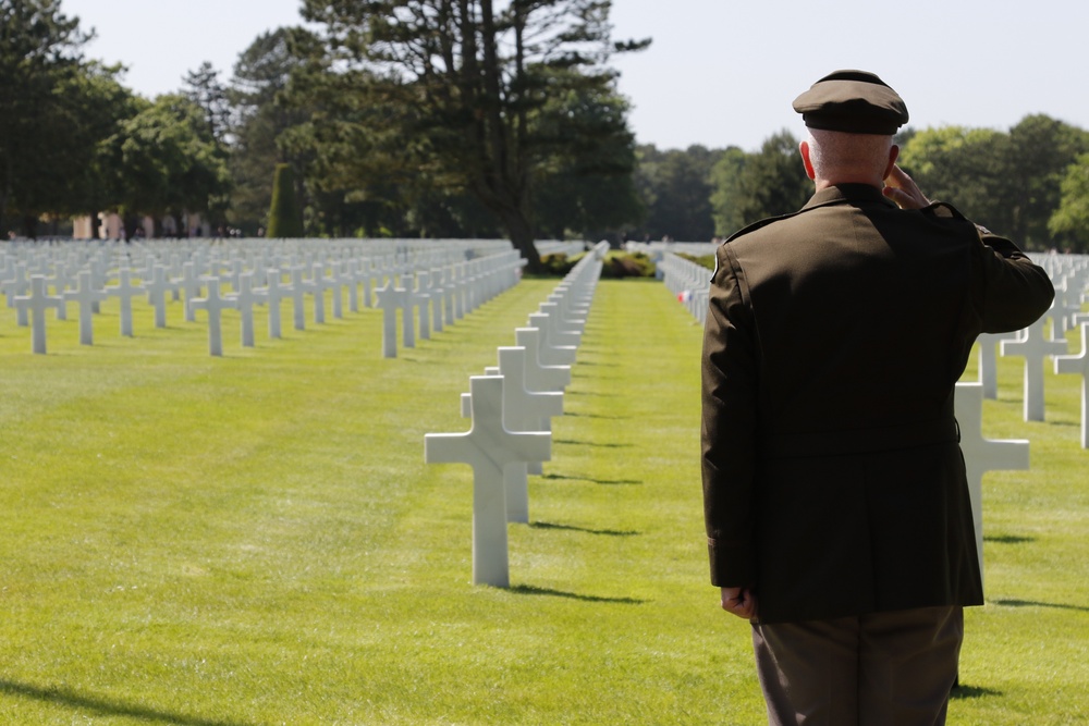 Blue and Gray Division commemorates the 80th anniversary of Operation Overlord