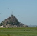 Honorary jump at Mont Saint-Michel