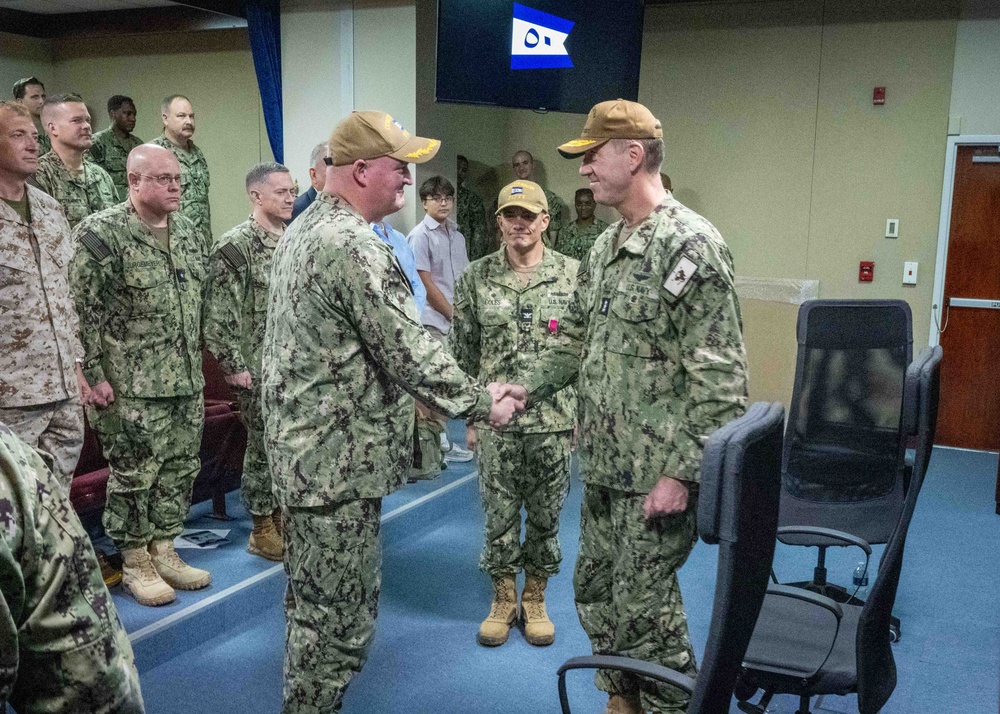 Destroyer Squadron 50 Holds Change of Command Ceremony