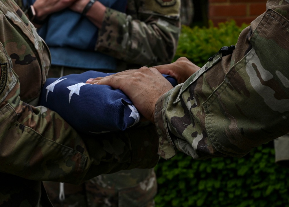 RAF Mildenhall hosts 100th Air Refueling Wing retreat